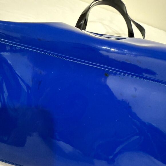 Henry Bendel Medium Size Iconic Striped PVC Tote Bag - Picture 11 of 11